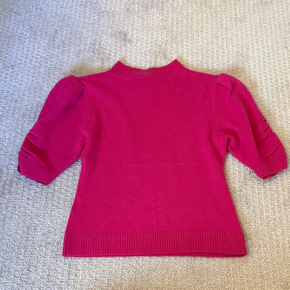 NEW Anthropologie Raspberry Sweater - Picture 6 of 6